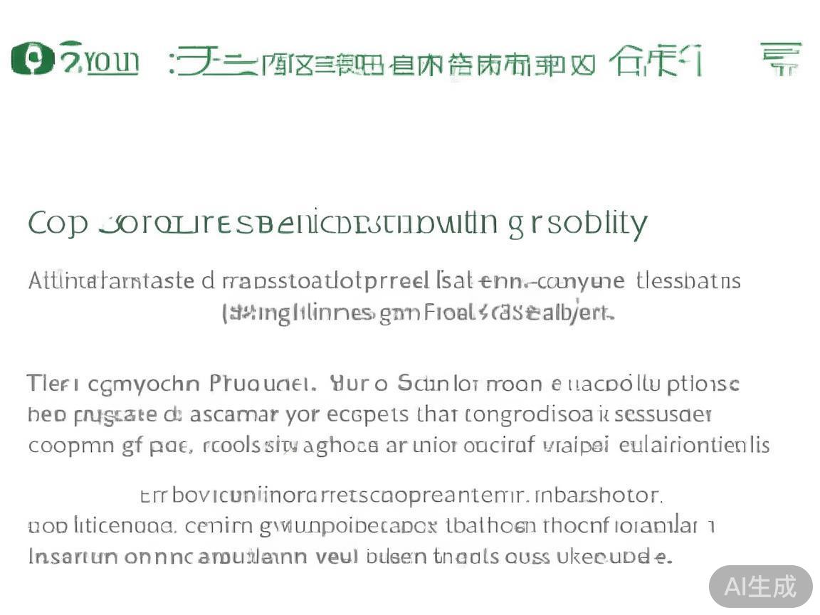 在当今社会，企业的责任已成为衡量其可持续发展能力的